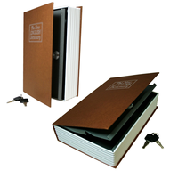 Nouvelle boîte à livres sécurisée personnalisée, best-seller, boîte à livres secrète simulant une vraie boîte forte pour l'argent avec serrure à code