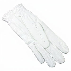 Dernier modèle OEM Gants de golf sportifs imperméables avec sangle de poignet réglable et fermeture auto-agrippante unisexe en cuir véritable respirant pour la main gauche - Product Image 3