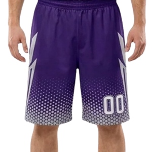 Conjunto de camiseta y pantalones cortos sin mangas con gráfico Chevron para equipo de baloncesto masculino, estampado lateral con rayo, nombres y números de jugador personalizados 100% - Product Image 5