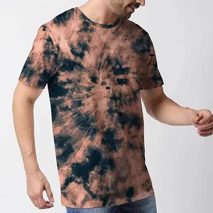 Camiseta Tie-Dye de Manga Corta Personalizada al por Mayor, Diseño Moderno, Unisex, para Verano, Tallas para Hombre - Product Image 4