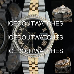 Reloj Mecánico de Lujo para Hombre, Estilo Hip Hop, con Esfera de Diamantes, Correa de Acero Inoxidable, Cristal de Moissanita y Caja de Acero Inoxidable - Product Image 4