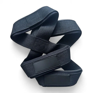 Sangle de levage en néoprène réglable antidérapante pour musculation, équipement de gym unisexe, haute élasticité, diamètre personnalisé, noir - Product Image 3