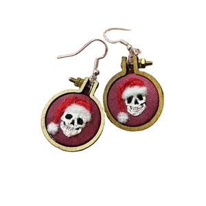 Boucles d'oreilles festives en forme de crâne, personnalisées, multi-perles, bijoux de fête pour femmes, au meilleur prix. - Product Image 1