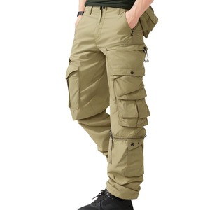 New Arrival Men's Vintage Casual Spring Lightweight Canvas <b>Waterproof</b> <b>Cargo</b> <b>Pants</b> Sports Joggers Streetwear Cotton Quick Dry - Product Image 1