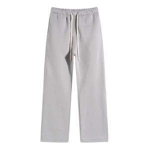 Pantalones de hombre 100% algodón, de longitud regular, con cordones, transpirables, de tela lisa, tipo joggers, a precios de mayorista. - Product Image 6