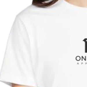 Camiseta Blanca de Verano para Mujer, Suave, Informal, de Manga Corta, Cuello Redondo, Transpirable, Cómoda, Básica para Uso Diario, con Logotipo Personalizado - Product Image 6