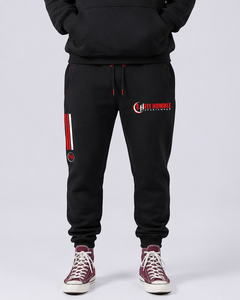 Pantalones Deportivos Negros de Algodón para Hombre Fly Humble, Cintura Elástica, Casuales, con Bolsillo con Logotipo, para Otoño, Precio al por Mayor con Personalización - Product Image 5
