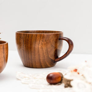 Wooden Cup Handmade Natural Wooden Tea Drinking Cup For Beer and Coffee and Milk Container Manufactured by M.I.G. EXPORTS 2026. - Product Image 1