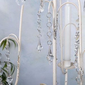Porte-bougie en fer artisanal écologique de luxe pour la décoration de la maison, le hall d'hôtel et la décoration de villas de villégiature - Product Image 6