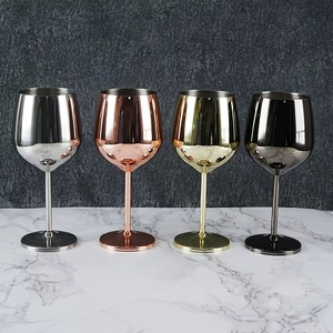 Gobelet en acier inoxydable poli, élégant et moderne, pour servir le vin - Product Image 6