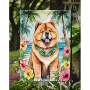 ธงตกแต่งสวน Chow Chow Luau หลากสีธงกล่องจดหมายและงานศิลปะลานบ้านสำหรับเตียงดอกไม้ขนาดเล็ก - Product Image 3