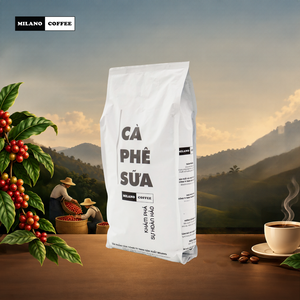 มิลาโน่ คอฟฟี่ เลกาซี กาแฟเวียดนามผสมนม 1 กก. โรบัสต้า ดาร์ก กราวด์ ซีรีส์ - Product Image 2