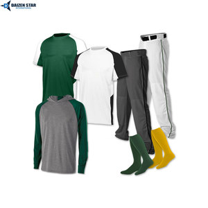 Unisex Baseball Uniform Set Breathable Lightweight Moisture Wicking Quick Dry 100% Polyester All Seasons Sportswear - Product Image 3