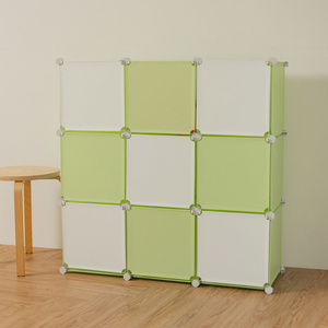 OEM Modern Square Plastic <b>Storage</b> Cubes Home Organization Shopee Factory Household Furniture Lacquer Design Lids DIY Housewares - Product Image 3