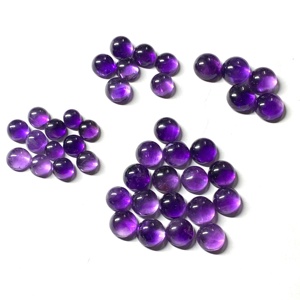 Pierre précieuse améthyste naturelle à 100 % pour la fabrication de bijoux, coupe ovale, RIDA CREATIONS, 2,7 carats, 2x3-10x12 mm - Product Image 4