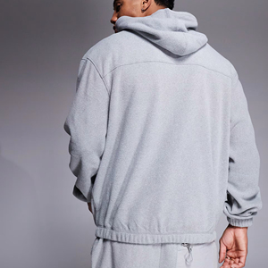 Sudadera con Capucha Personalizada de 400 GSM, 100% Algodón, Talla Grande, Estilo Urbano para Invierno, para Hombre, Forro Polar Premium, Alta Calidad, a la Moda - Product Image 5