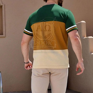 เสื้อยืดผู้ชายผ้าฝ้ายถักคุณภาพดีที่สุด 100% พร้อมโลโก้สั่งทำ ระบายอากาศได้ดี เป็นมิตรกับสิ่งแวดล้อม ราคาดีที่สุดสำหรับขายออนไลน์ - Product Image 6