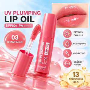 Huile à lèvres repulpante MizuMi UV SPF50+ PA++++, baume à lèvres hydratant, protection solaire, gloss pour usage quotidien, champagne 4g - Product Image 2