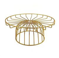 Support à gâteaux élégant en métal fait main, qualité alimentaire, base polie, compatible lave-vaisselle et congélateur, durable, IHC, pour mariage et fête