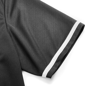 T-shirt de baseball international supérieur pour femmes, à boutons, uni, style hip-hop, pour le softball et les activités sportives - Product Image 2