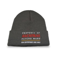 Gorros personalizados de alta calidad, gorros con logotipo de punto Jacquard, gorro de invierno, gorro con calavera