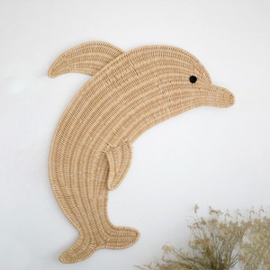 Decoración de Pared Hecha a Mano con Forma de Pulpo de Ratán, Cesta Decorativa Tejida para Pared, Decoración para el Hogar, Decoración para Cuarto de Bebé - Product Image 2