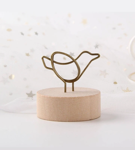Wood And Metal Place Numbers Card Holder Metal <b>Wire</b> Mold <b>Crafts</b> Square Wood Base Minimalist Desk Decor Number Card Holder - Product Image 5