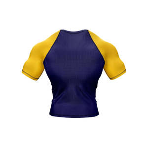 Hot Selling Custom Men Short <b>Sleeve</b> Compression Shirts BJJ Rash Guard UPF50 Anti-Bacterial Breathable Eco-Friendly 100% - Product Image 6