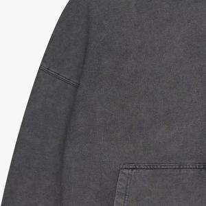 Sweat à capuche surdimensionné en molleton 100 % coton pour homme, avec logo personnalisé, style vintage délavé à l'acide - Product Image 6