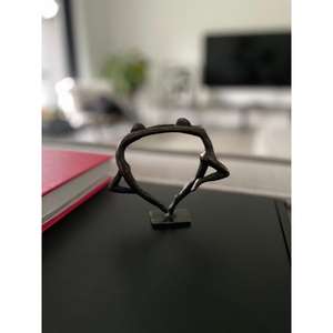 ของขวัญวันวาเลนไทน์ ของตกแต่งห้องนั่งเล่นแบบตั้งโต๊ะ รูปปั้นคู่รักเต้นรำ พร้อมฐานกันลื่น สไตล์โบราณ - Product Image 2