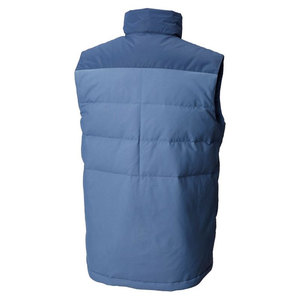 Chaleco Acolchado Azul para Hombre, Chaqueta sin Mangas para Invierno, Cuello Alto, Cierre de Cremallera, Resistente al Viento, Ropa Casual para Exteriores - Product Image 2