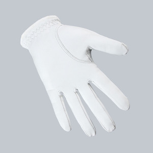 Gants de golf en cuir véritable sur mesure OEM, gants de golf en cuir Cabretta de qualité supérieure à doigts complets, accessoires de golf à marque privée - Product Image 2