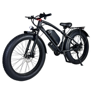 Vélo de montagne électrique 26*3 pouces, moteur arrière sans balais 1000W, freins à disque doubles, batterie lithium 48V 15Ah - Product Image 3