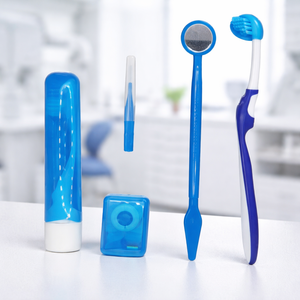 Kit de Cepillo de Dientes 4 en 1 para Ortodoncia, Limpieza de Aparatos Dentales, Set de Cuidado Bucal Portátil, Ideal para Viajes, DESDE INDIA - Product Image 1