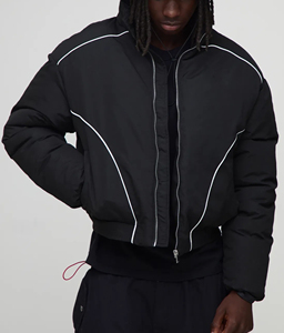 <b>Waterproof</b> Breathable Men Puffer <b>Jacket</b> With Top Quality Material <b>Plus</b> <b>Size</b> Low MOQ And OEM Service For Men puffer <b>Jacket</b> - Product Image 5