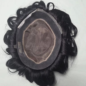 Peluca de Cabello Humano Mono de Primera Calidad Austrian Taz Hair Bangladesh con Estilos Naturales y Ondas Profundas - Product Image 1