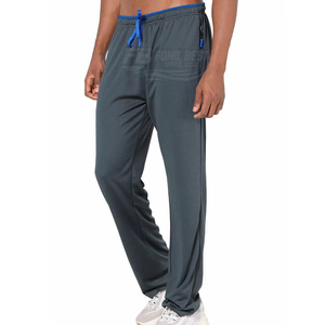 Men's Premium 100% Cotton Straight Lightweight Sweatpants Elastic Waistband Quick-drying Light Wash for Autumn Running Training - Product Image 5