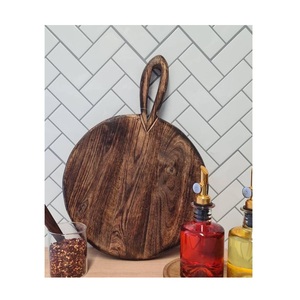 Olive <b>Wood</b> Chopping Board Rectangle Shape With Handle Single <b>Piece</b> Package Natural Kitchen Cutting Surface - Product Image 4