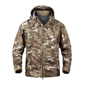 Veste softshell camouflage pour homme, imperméable, manches longues, pour l'extérieur, automne - Product Image 1