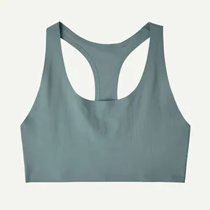 Women No Chest Pad Single Seamless Thread Sleeveless Fitness Sports Nylon/ Spandex Vest Summer Wear Outside Yoga Sport <b>Bra</b> - Product Image 5