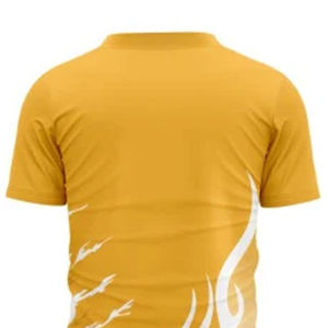 Nuevas camisetas de sublimación de color sólido con logotipo personalizado, antiencogimiento, para hombre, de alta calidad, manga corta, cuello redondo. - Product Image 5