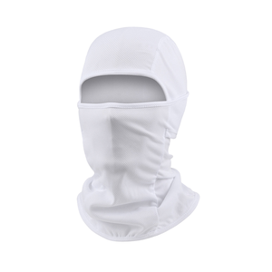 Masque de ski noir personnalisé pas cher en polyester respirant avec protection solaire intégrale pour cyclistes et motards - Product Image 2