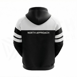 Sweat-shirt à capuche pour homme North Approach, design color block, poche avant, coupe classique, vêtement décontracté pour l'automne - Product Image 2