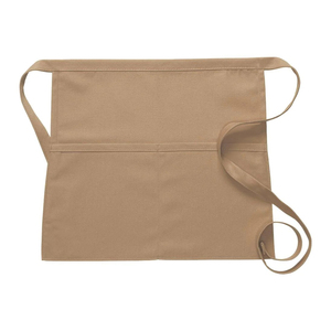 Tablier Unisexe en Coton de Haute Qualité 2026, Tissu Tissé Jaune, Uniforme pour Personnel de Restaurant et Bar, Utilisation pour Barman et Serveur, OEM - Product Image 2