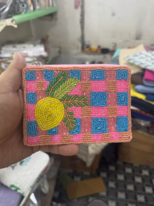 Diseñador de estilo bohemio indio para mujer, gran capacidad, hecho a mano, mensajero, compras de noche, bolso de mano, estilo bohemio con cuentas, venta al por mayor - Product Image 5