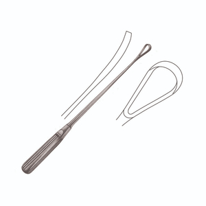Curettes utérines Sims, instruments chirurgicaux gynécologiques en acier inoxydable, manuels, à source d'alimentation manuelle - Product Image 2