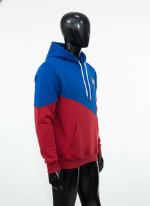 Sudadera con Capucha Premium Azul y Roja 100% Algodón, Optimizada para SEO, Estilo Urbano - Product Image 4