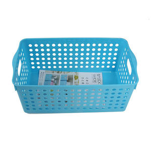 Cesto portaoggetti largo blu Inomata - Product Image 1