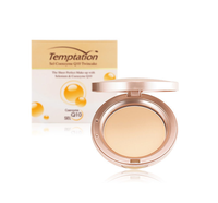 Poudre pressée matifiante longue tenue KOREA Classic Brand 1960 Temptation Sel Coenzyme Q10 Twincake, résistante à l'eau et aux produits chimiques