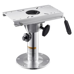 Piedistallo per Sedile Barca Regolabile in Lega di Alluminio da 13,39-19,2 Pollici con Scorrimento da 5 Pollici per Uso Marino - Product Image 1